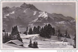 Switzerland Dents du Midi vues de Villars 1956Photo