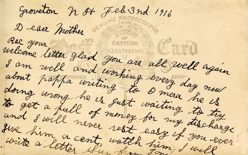 NH - Groveton. Connecticut River  *RPPC