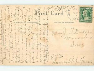 Divided-Back signed COBB SHINN - DUTCH GIRL STANDS AT SHORELINE o6979