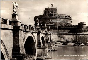 Italy Roma Rome Ponte E Castel s Angelo