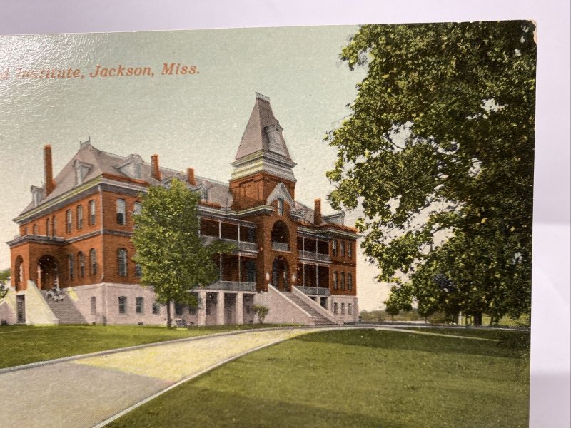 1910s Jackson, Mississippi Blind Institute Postcard