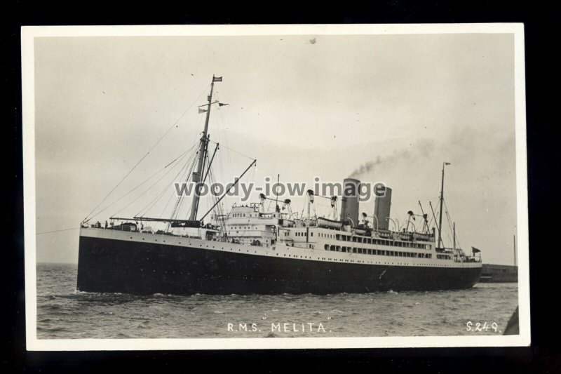 bf927 - Canadian Pacific Liner - Melita - postcard by B Feilden