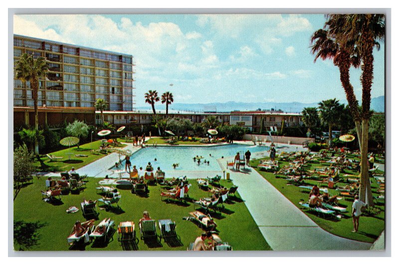 Postcard NV Stardust Hotel Las Vegas Nevada Fun In The Nevada Sun Swimming Pool 