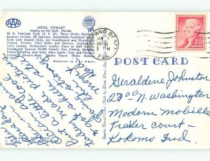 1950's STEWART MOTEL Naples Florida FL s8709