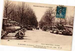 CPA AK Grande Guerre 1914-1918 - RETHEL - Promenade des Isles (224945)