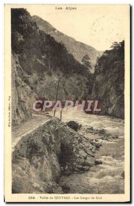 Old Postcard The Alps Vallee Du Queyras Les Gorges Du Guil