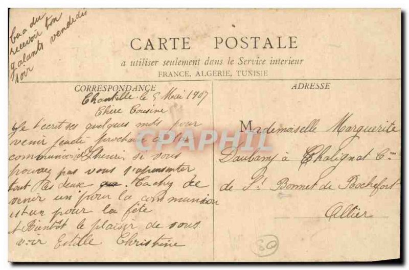 Chantelle Old Postcard Street Tower