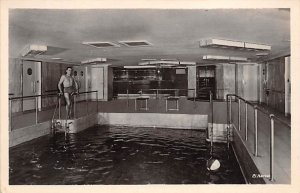 Ile De France Swimming Pool Compagnie Generale Transatlantique French Line Ship 