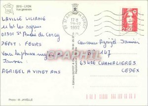 Postcard Modern Lyon Vue Generale