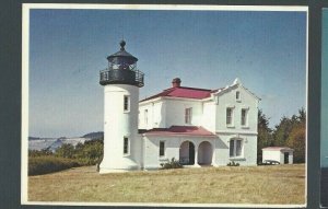 Ca 1964 Post Card Fort Casey WA Lighthouse On Whidbey Island