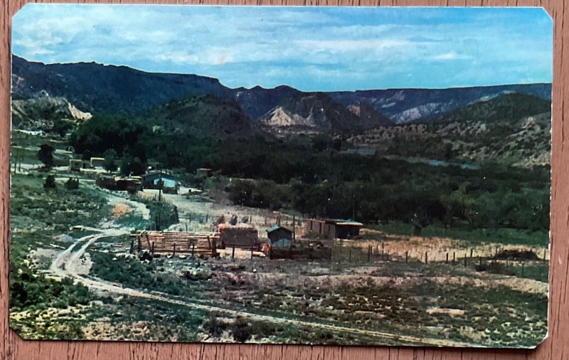 Typical Spanish Settlement NM Seligman Ariz PM 1954? LB
