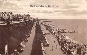 uk13415 the promenade clacton on sea real photo uk