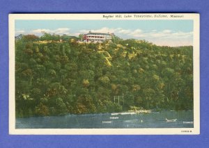 Hollister, Missouri/MO Postcard, Lake Taneycomo/Baptist Hill