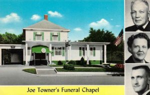 OTTAWA Kansas KS  JOE TOWNER'S FUNERAL CHAPEL~FAMILY  Mortuary ca1950's Postcard