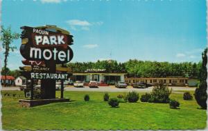 Paquin Park Motel & Restaurant Morrisburg ON Ontario Vintage Postcard D85