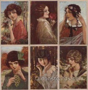 Artist Mauzan set of 6 series 106 Unused Mint Condition