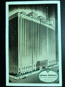 Vintage Postcard 1948 Atlanta Biltmore South's Supreme Hotel Atlanta (GA)