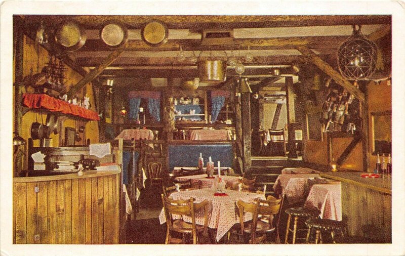 Chicago Illinois 1940s Postcard Cape Cod Room The Drake Hotel