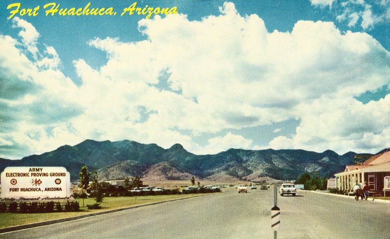 Entrance to Fort Huachuca - Arizona Vintage Postcard