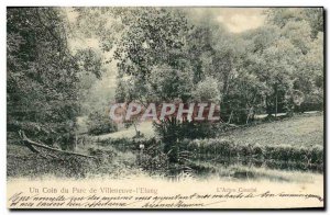 Old Postcard A Corner Park Villeneuve l'Etang The Layer Tree