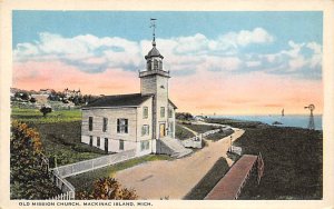 Old Mission Church Built In 1825 - Mackinac Island, Michigan MI