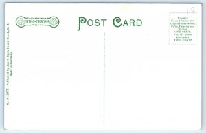 Bound Brook NJ Public Library Postcard New Jersey