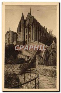 Old Postcard Mont Saint Michel The Wonder views of the North Tower