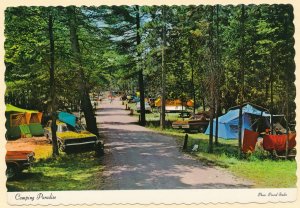 Camping Paradise - Tents - Camping Trailers - perhaps in Indiana - pm 1982