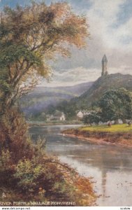 River Forth & Wallace Monument , Scotland , 00-10s ; TUCK 6157