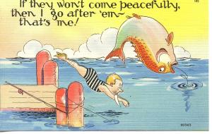 US    PC1079  FISHING CARTOON