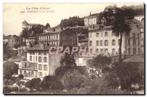 Old Postcard Hyeres and Gardens