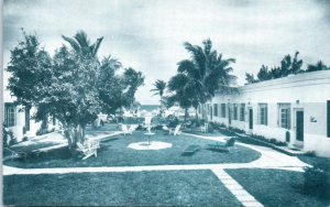 1950s Ocean Plaza Apartments Lauderdale-by-the-Sea Florida Postcard