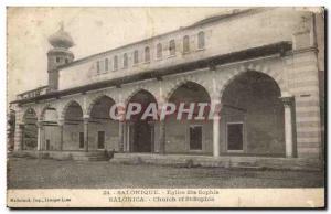 CPA Grece Greece Salonique Eglise Ste Sophie Salonica Church of St Sopha