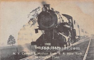 1908 Club Train - Hudson RIver, New York NY  