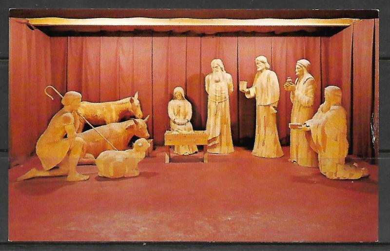 Wisconsin, Spooner - The Nativity - Museum of Wood Carving - [WI-014]