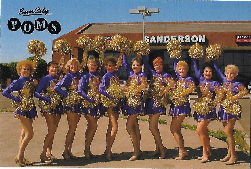 Sun City Poms Sponsored by Sanderson Ford Sun City Arizona 4 by 6 size