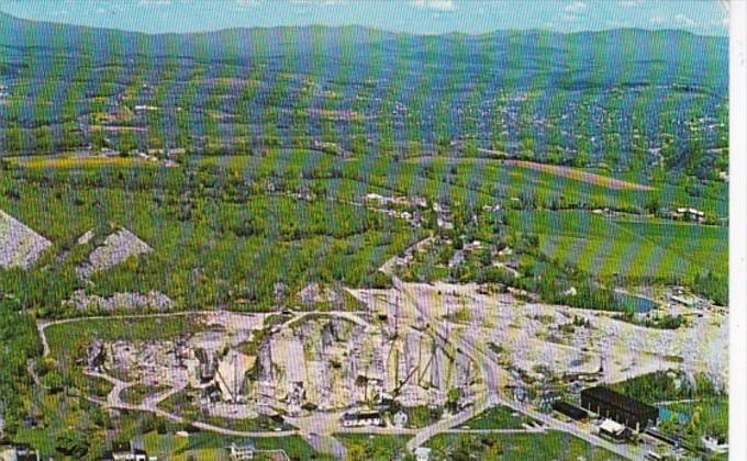 Vermont Barre The Wells-Lamson Granite Quarry Aerial View