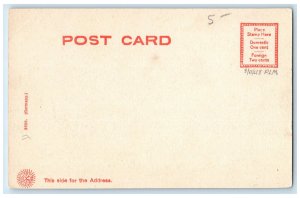 c1905 Main Street Opposite City Hall Worcester Massachusetts MA Postcard