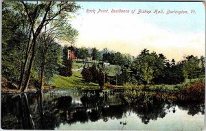 Postcard WATER SCENE Burlington Vermont VT AK6383