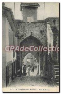 Postcard Old St Jean Pied de Port Gate France