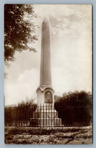 MOFFAT'S MONUMENT ORMISTON SCOTLAND UK ANTIQUE REAL PHOTO POSTCARD RPPC