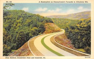 Pennsylvania Turnpike in Allegheny Mountains Somerset, Pennsylvania PA