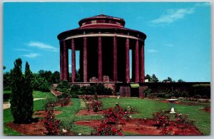 Vtg Birmingham Alabama AL Vestavia Temple & Gardens 1950s View Postcard