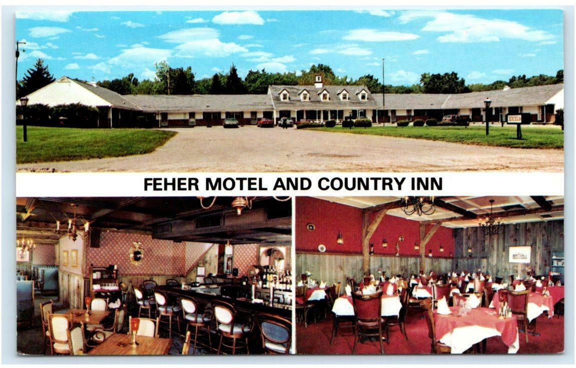 NEWTON, NJ Roadside FEHER MOTEL & Country Inn c1970s Suffolk County