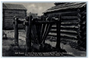 c1940 Ash Hopper New Salem State Park Springfield Illinois IL Vintage Postcard 