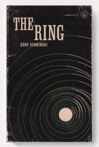 The Ring Gore Verbinski Japanese Horror Film As Rare Old Book Cover Postcard