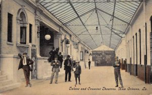 New Orleans Louisiana Tulane and Crescent Theatres Vintage Postcard AA35657