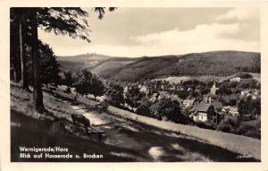 BG28771 wernigerode harz blick auf hasserode u brocken germany  CPSM 14x9cm