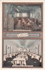New York City Neapolitan Garden And The Empire Collonade Caruso Restaurant