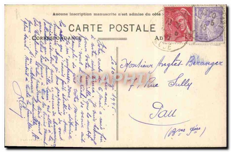 Old Postcard General view Castelnaudary